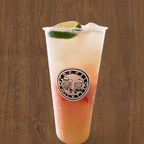 Best Peach Watermelon Bubbles Yakult w/ Crystal Boba in San Francisco, CA