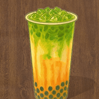 Best Matcha Brown Sugar Fresh Milk w/ Boba in San Francisco, CA